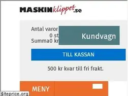 Sites similar to maskinklippet.se