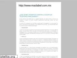 Sites similar to maslabel.com.mx