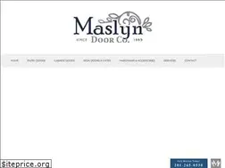 Sites similar to maslyndoorco.com