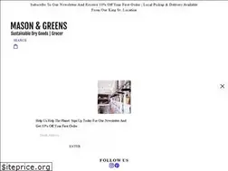 Sites similar to masonandgreens.com