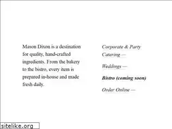 Sites similar to masondixonbakery.com
