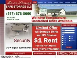 Sites similar to masonlansingsafestorage.com