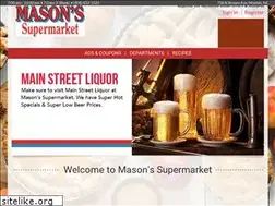 Sites similar to masonssupermarket.com