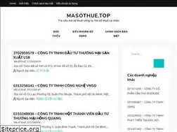 Sites similar to masothue.top