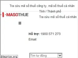 Sites similar to masothue.vn
