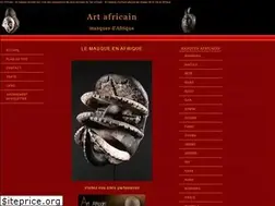 Sites similar to masque-africain.com