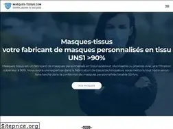 Sites similar to masques-tissus.com