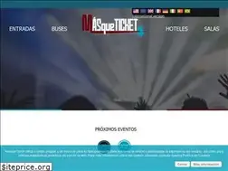 Sites similar to masqueticket.com