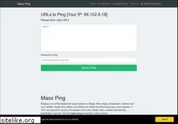 Sites similar to mass-ping.info
