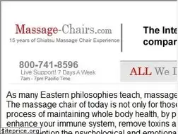 Sites similar to massage-chairs.com