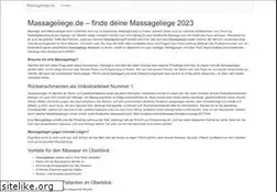 Sites similar to massageliege.de