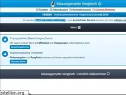 Sites similar to massagematte-test.de