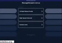 Sites similar to massagetherapist.com.au