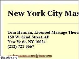 Sites similar to massagetherapynyc.com