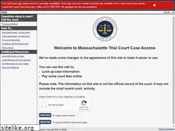Sites similar to masscourts.org