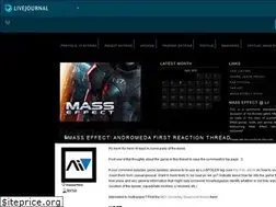 Sites similar to masseffect.livejournal.com