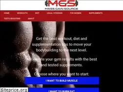 Sites similar to massgainssource.com