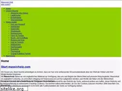 Sites similar to massivholz.com