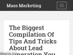 Sites similar to massmarketing.pro