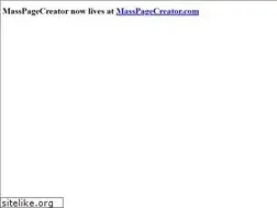 Sites similar to masspagecreator.net