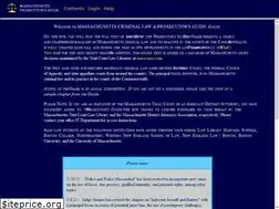 Sites similar to massprosecutorsguide.com