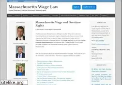 Sites similar to masswagelaw.com