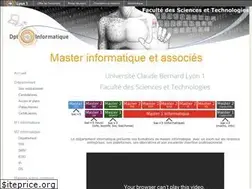 Sites similar to master-info.univ-lyon1.fr