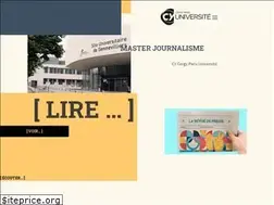 Sites similar to master-journalisme-gennevilliers.fr