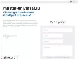 Sites similar to master-universal.ru