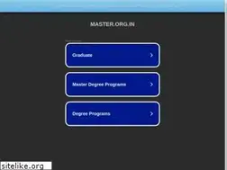 Sites similar to master.org.in