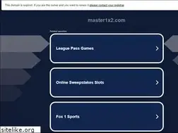 Sites similar to master1x2.com