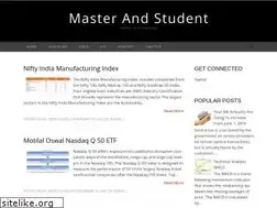 Sites similar to masterandstudent.blogspot.com