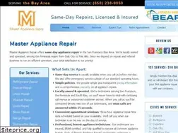 Sites similar to masterappliancerepair.net
