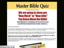 Sites similar to masterbiblequiz.com