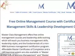 Sites similar to masterclassmanagement.com