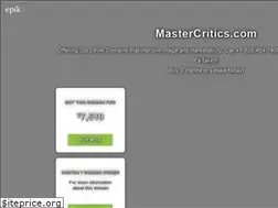 Sites similar to mastercritics.com
