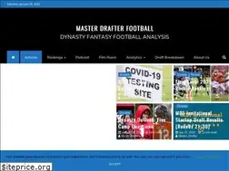 Sites similar to masterdrafterfootball.com