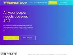 Sites similar to masteredpapers.com