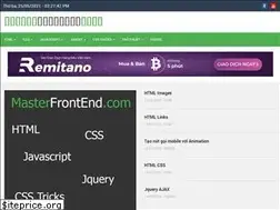Sites similar to masterfrontend.com