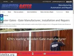 Sites similar to mastergates.co.za