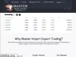 Sites similar to masterimportexport.com
