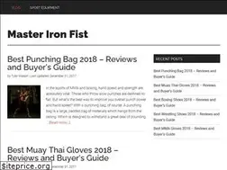 Sites similar to masterironfist.com