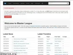 Sites similar to masterleague.net