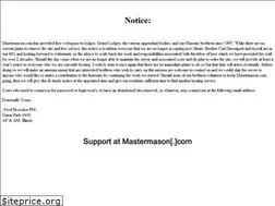 Sites similar to mastermason.com