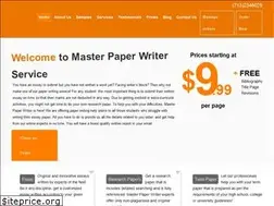Sites similar to masterpaperwriter.com