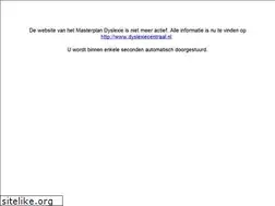 Sites similar to masterplandyslexie.nl