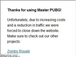 Sites similar to masterpubg.com