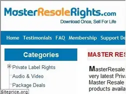 Sites similar to masterresalerights.com