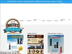 Sites similar to masterscoffeeandwater.com
