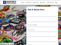 Sites similar to masterscustompatches.com